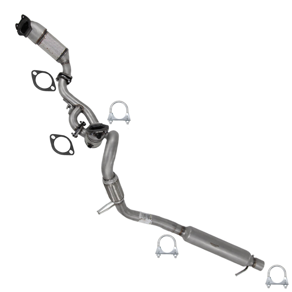 2011-2016 Chrysler Town & Country 3.6L Pair of Catalytic w/ Y Pipe & Resonator Kit | EPA Approved