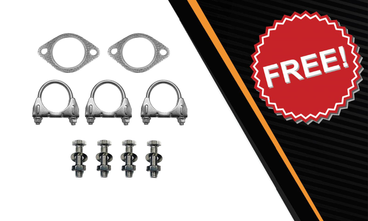 Stainless Steel Exhaust Y Pipe Resonator Kit fits: 11-20 Grand Caravan 3.6L