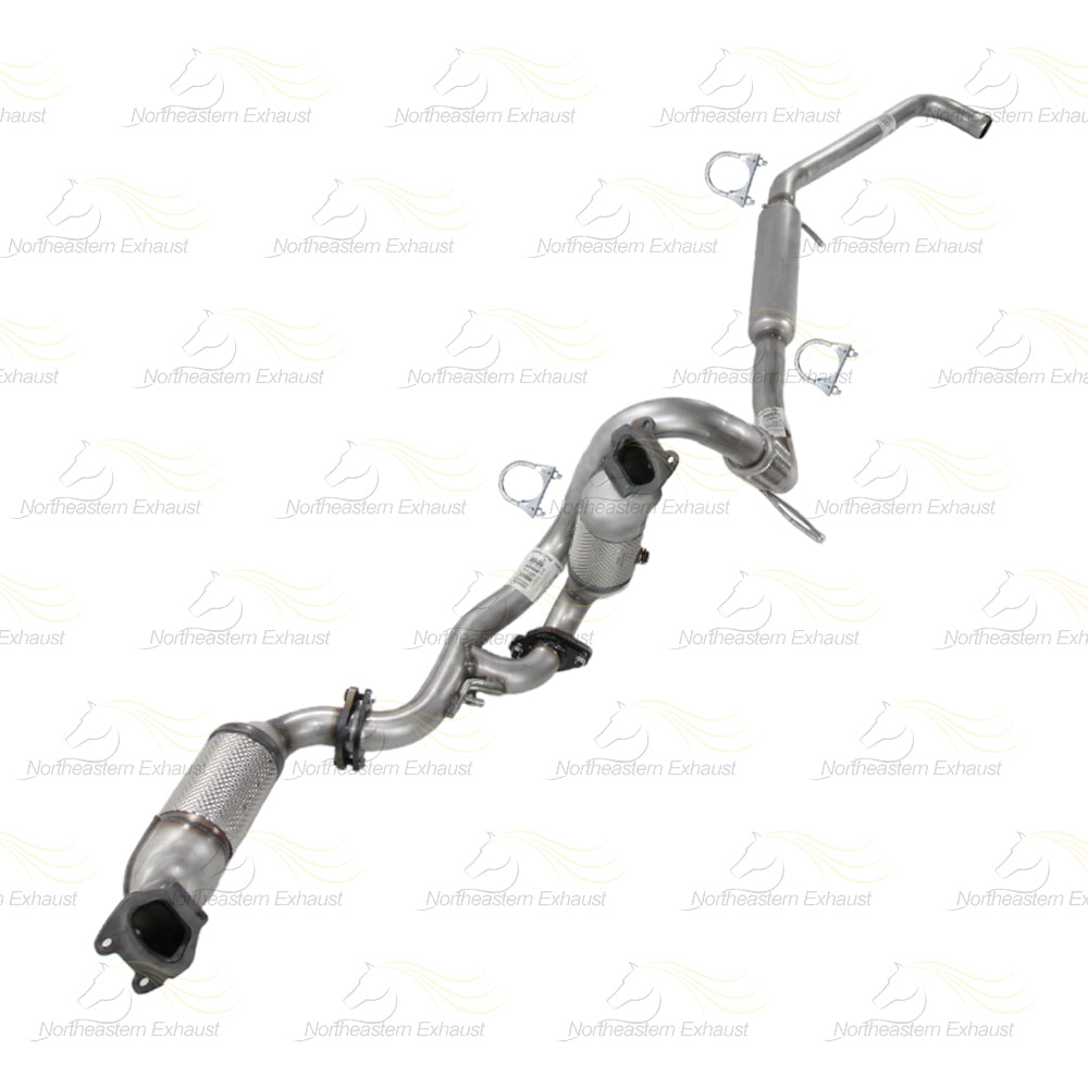 2011-2020 Dodge Grand Caravan 3.6L Pair of Catalytic, Y-Pipe, Resonator & Intermediate Pipe Kit