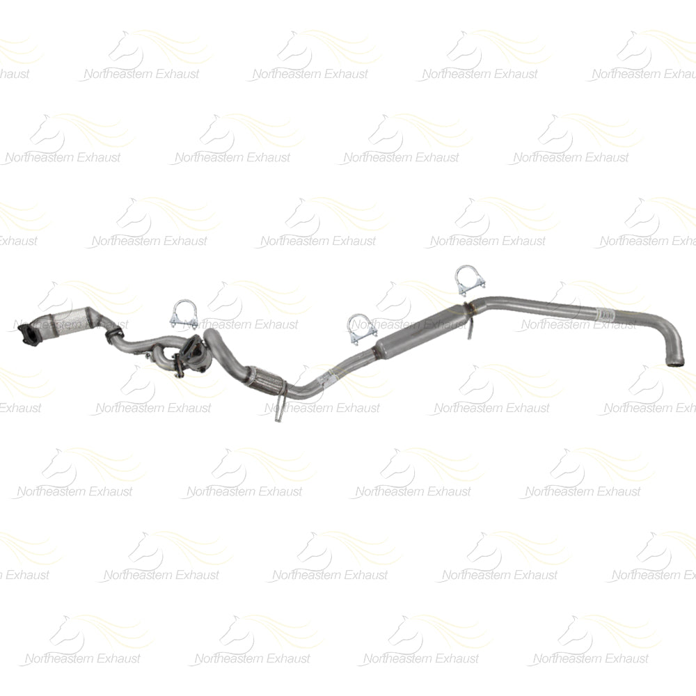 2011-2020 Dodge Grand Caravan 3.6L Pair of Catalytic, Y-Pipe, Resonator & Intermediate Pipe Kit