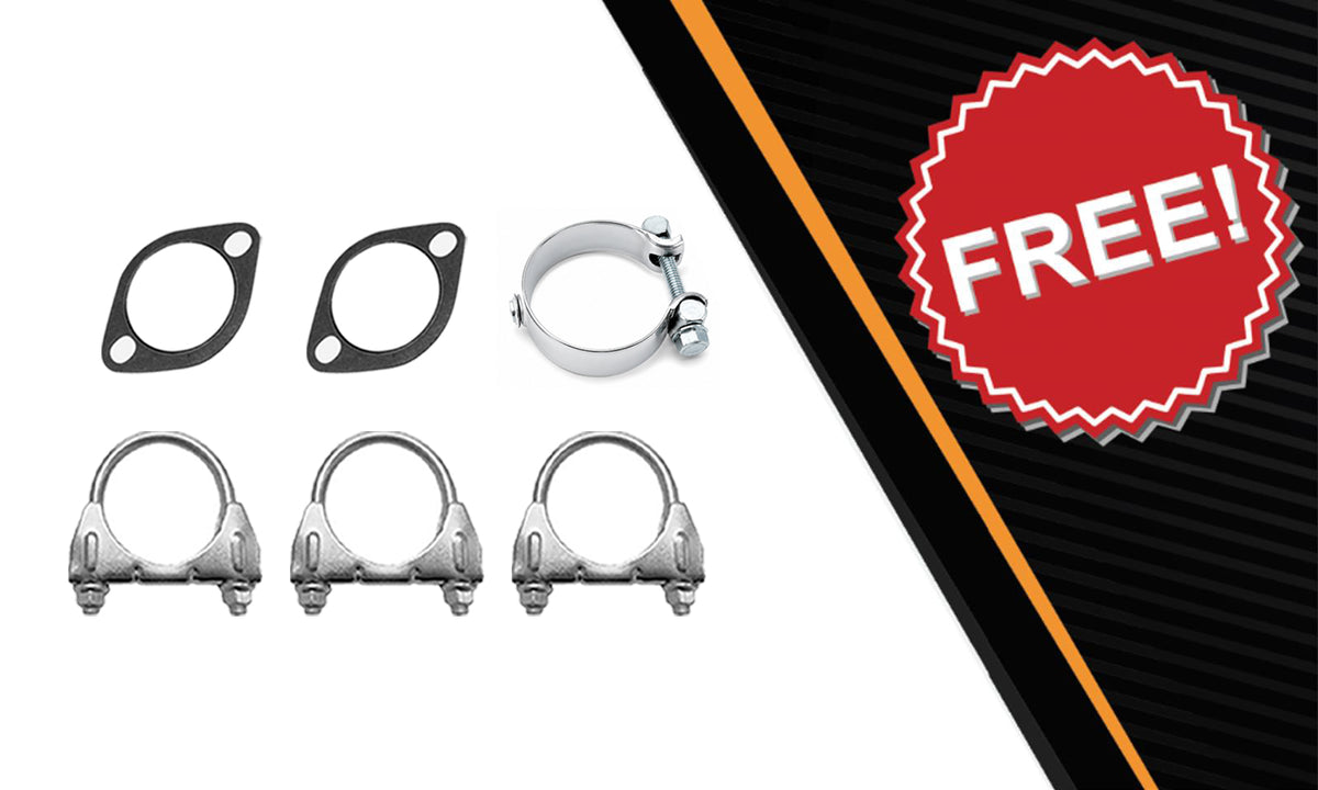 2011-2020 Dodge Grand Caravan 3.6L Pair of Catalytic, Y-Pipe, Resonator & Intermediate Pipe Kit