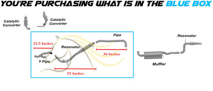 2012-2015 RAM C/V 3.6L Exhaust Y Pipe Resonator Kit