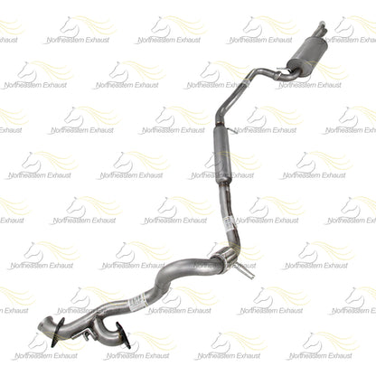 2011-2014 Volkswagen Routan 3.6L Exhaust Y Pipe Resonator Int. Pipe & Muffler