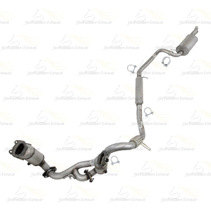 2012-2015 Ram C/V 3.6L 3.6L Pair of Catalytic Y-Pipe Resonator Intermediate Pipe & Muffler Kit