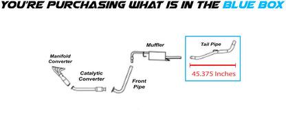 2005-2019 Nissan Frontier 2.5L 4.0L Northeastern Exhaust Pipe | Stainless Steel