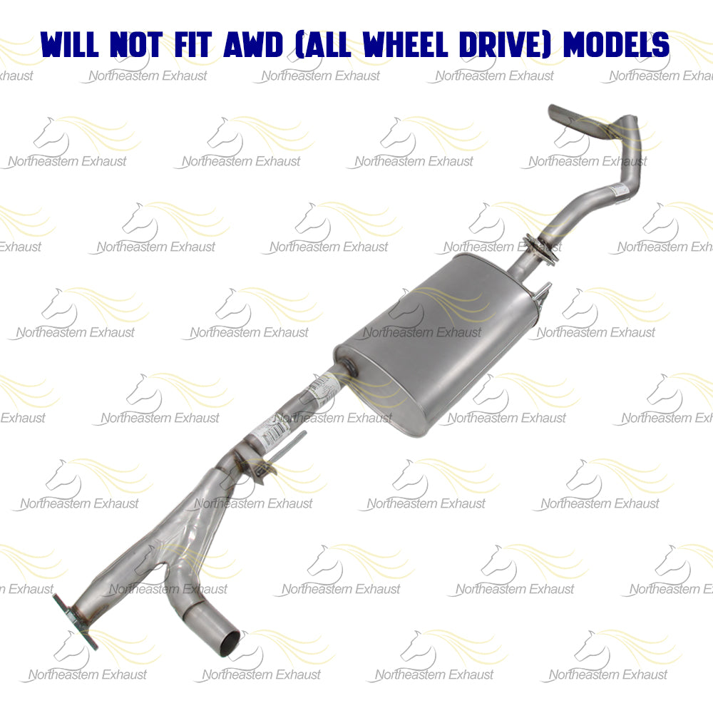 2005-2006 Armada 5.6L Stainless Steel Exhaust Tail Pipe & Muffler Kit