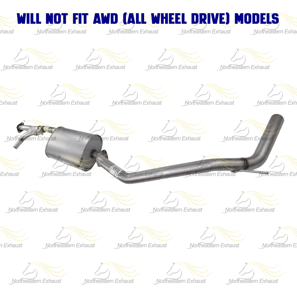 2005-2006 Armada 5.6L Stainless Steel Exhaust Tail Pipe & Muffler Kit