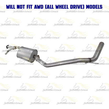 2005-2006 Armada 5.6L Stainless Steel Exhaust Tail Pipe & Muffler Kit