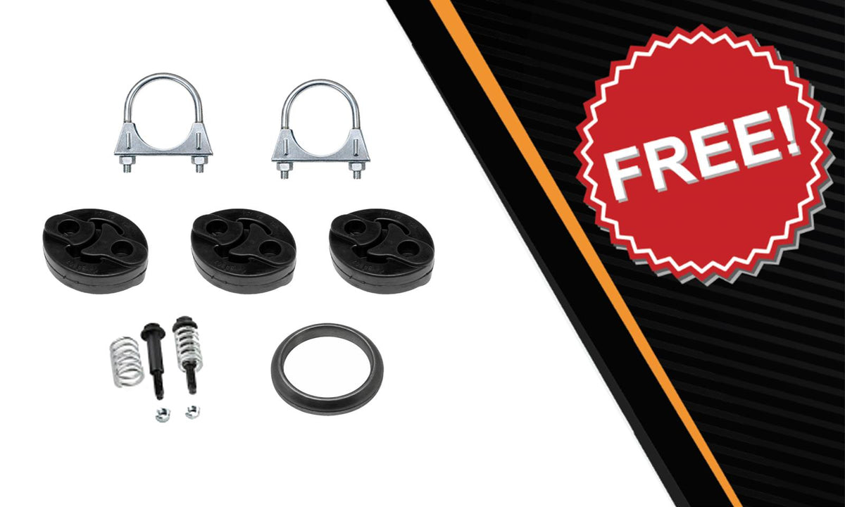 2009-2010 Pontiac Vibe 1.8L Extension Pipe & Muffler Exhaust Kit | Stainless Steel