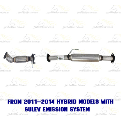 2011-2015 Hyundai Sonata 2.4L Exhaust Front Pipe & Intermediate Pipe Kit | Stainless Steel