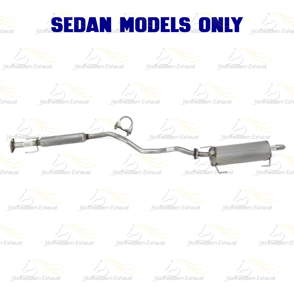 Exhaust Resonator Pipe for 2009-2011 Nissan Versa 1.6L | 2007-2011 Nissan Versa 1.8L (SEDAN)