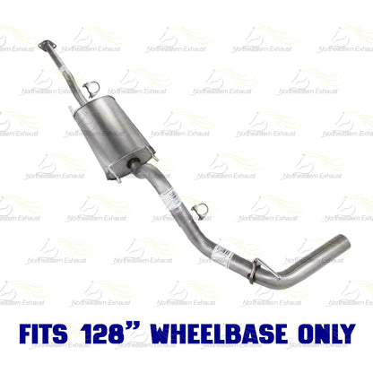 2013-2015 Toyota Tacoma 4.0L 128in WB Intermediate Pipe w/ Muffler Exhaust Kit | Stainless Steel