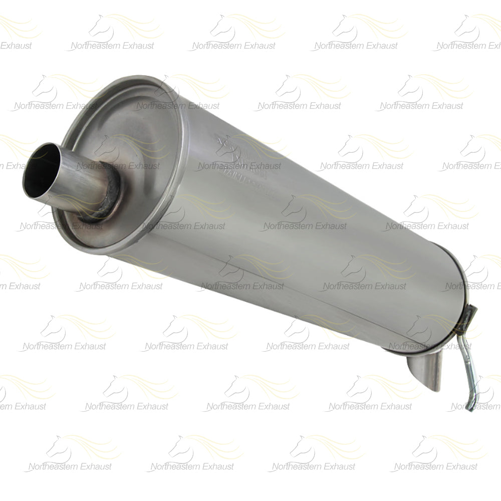 Northeastern Exhaust | Stainless Steel Exhaust Muffler Compatible for Saturn Ion 2003-2007 2.2L | Free Clamp Included | Automotive Replacement Part