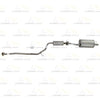 2014-2015 Honda Civic 1.8L Sedan Exhaust Pipes Muffler Resonator Kit