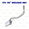 2005-2012 Toyota Tacoma 4.0L 140in WB Exhaust Muffler & Intermediate Pipe Kit