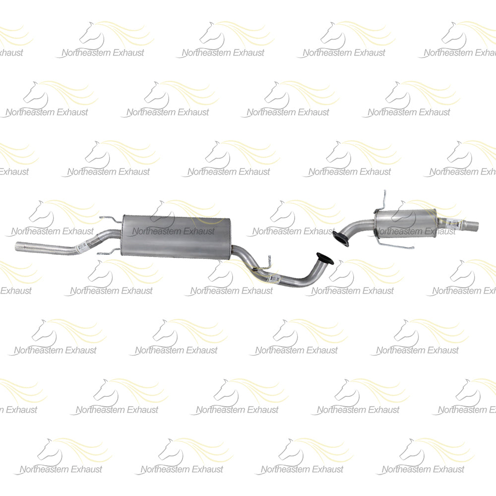 2013-2018 Hyundai Santa Fe Sport 2.4L Stainless Steel Exhaust Muffler Assembly Tail Pipe Kit