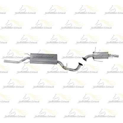 2013-2018 Hyundai Santa Fe Sport 2.4L Stainless Steel Exhaust Muffler Assembly Tail Pipe Kit