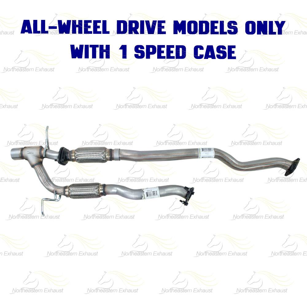 Front Pipe and Y-Pipe Exhaust for 2014-2018 Jeep Cherokee and Chrysler 200 3.2L 3.6L