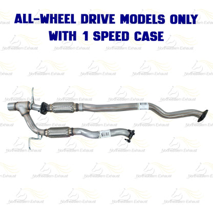 Front Pipe and Y-Pipe Exhaust for 2014-2018 Jeep Cherokee and Chrysler 200 3.2L 3.6L