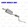 2006-2011 Honda Civic 1.8L Coupe Exhaust Resonator Pipe and Muffler