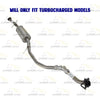 2007-2012 Acura RDX 2.3L Stainless Steel Exhaust Muffler Assembly
