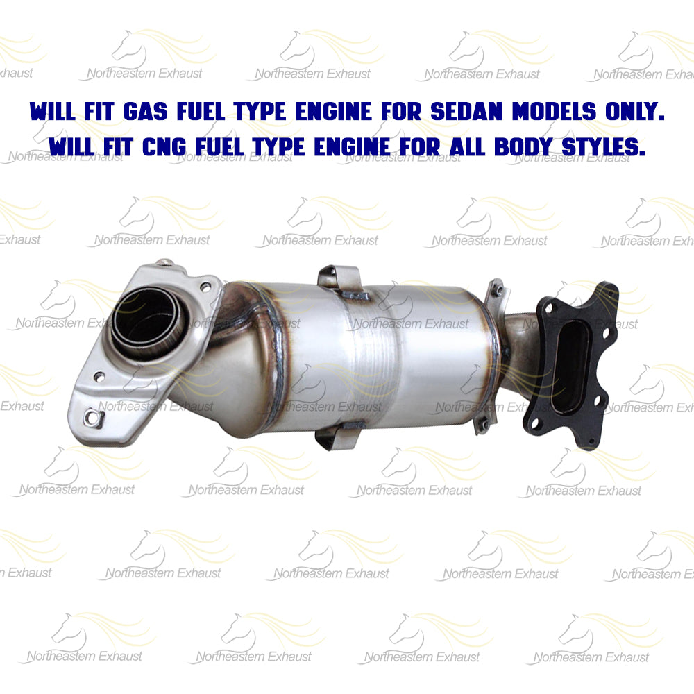 2012-2013 Honda Civic 1.8L EPA Approved Manifold Catalytic Converter and Exhaust Pipes