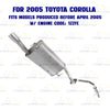 2003-2005 Toyota Corolla 1.8L Muffler Resonator Pipe Exhaust System Kit