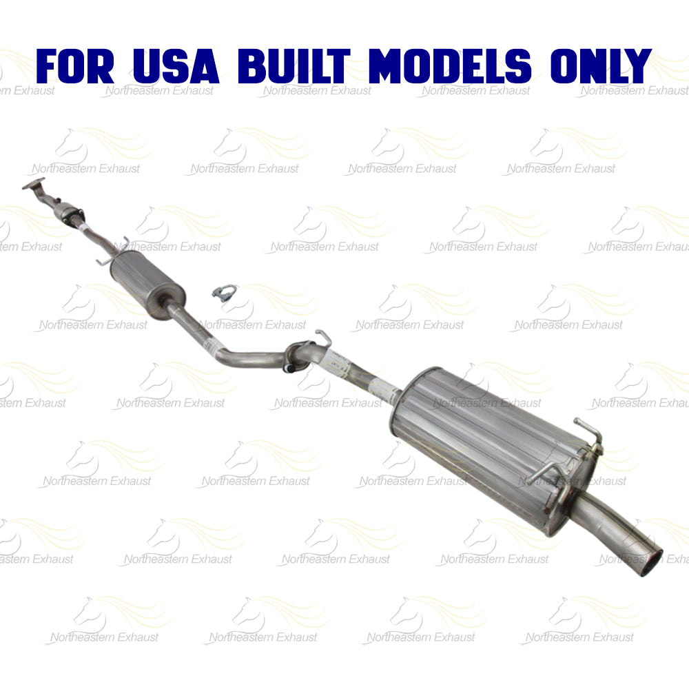 2010-2011 Honda CR-V 2.4L EPA Approved Exhaust Rear Catalytic Converter with Resonator and Muffler Kit