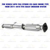 2011-2015 Hyundai Sonata 2.4L Rear Catalytic Converter & Intermediate Pipe Kit - EPA Approved