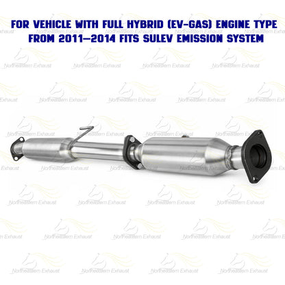 2011-2015 Hyundai Sonata 2.4L Rear Catalytic Converter & Intermediate Pipe Kit - EPA Approved