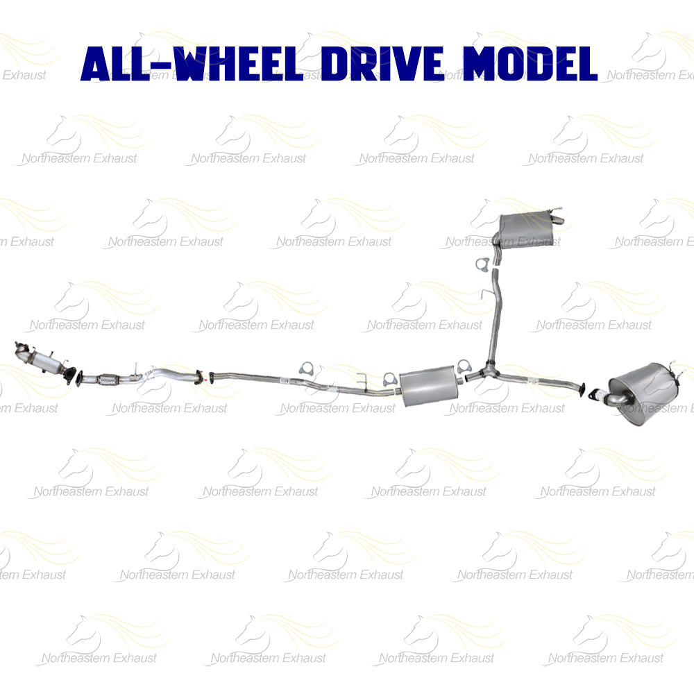 2017-2019 Honda CR-V 1.5L Catalytic Converter, Front Pipe and Mufflers - For AWD