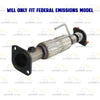 Stainless Steel Exhaust Front Flex Pipe for 2010-2013 Hyundai Tucson 2.4L | 2011-2013 Hyundai Tucson 2.0L | 2011-2016 Kia Sportage 2.4L