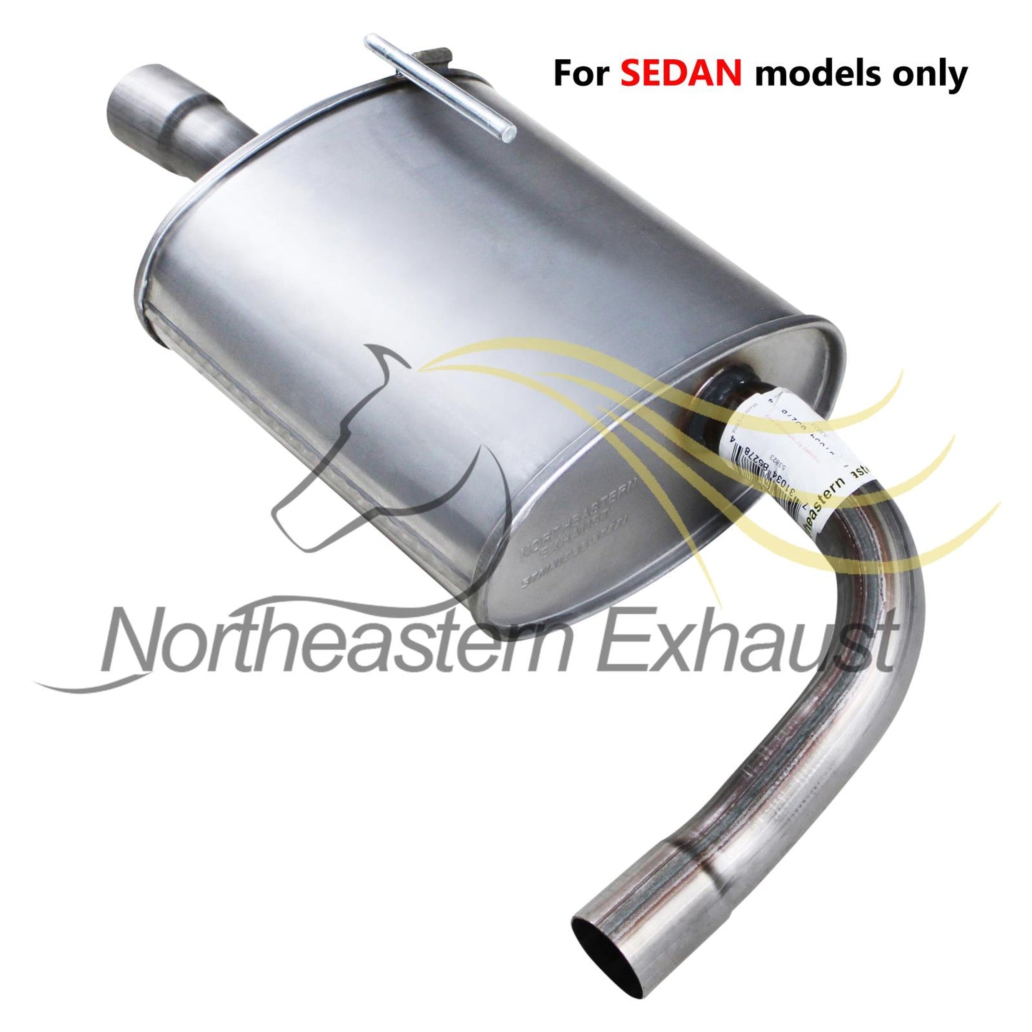 Driver-side Exhaust Muffler for 2009-2012 Nissan Altima 3.5L / 2009-2018 Altima 2.5L Sedan