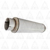 Colt Exhaust | Stainless Steel Universal Performance Diesel Muffler Exhuast Pipe (4"ID/OD x 30"Long) | Automotive Replacement Part