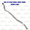 Northeastern Exhaust Tail Pipe for 1995-2000 Chevrolet S10 2.2L | 1994-1995 S10 4.3L RWD