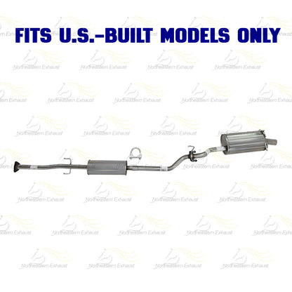 2010-2011 Honda CR-V 2.4L Exhaust Resonator Pipe and Muffler