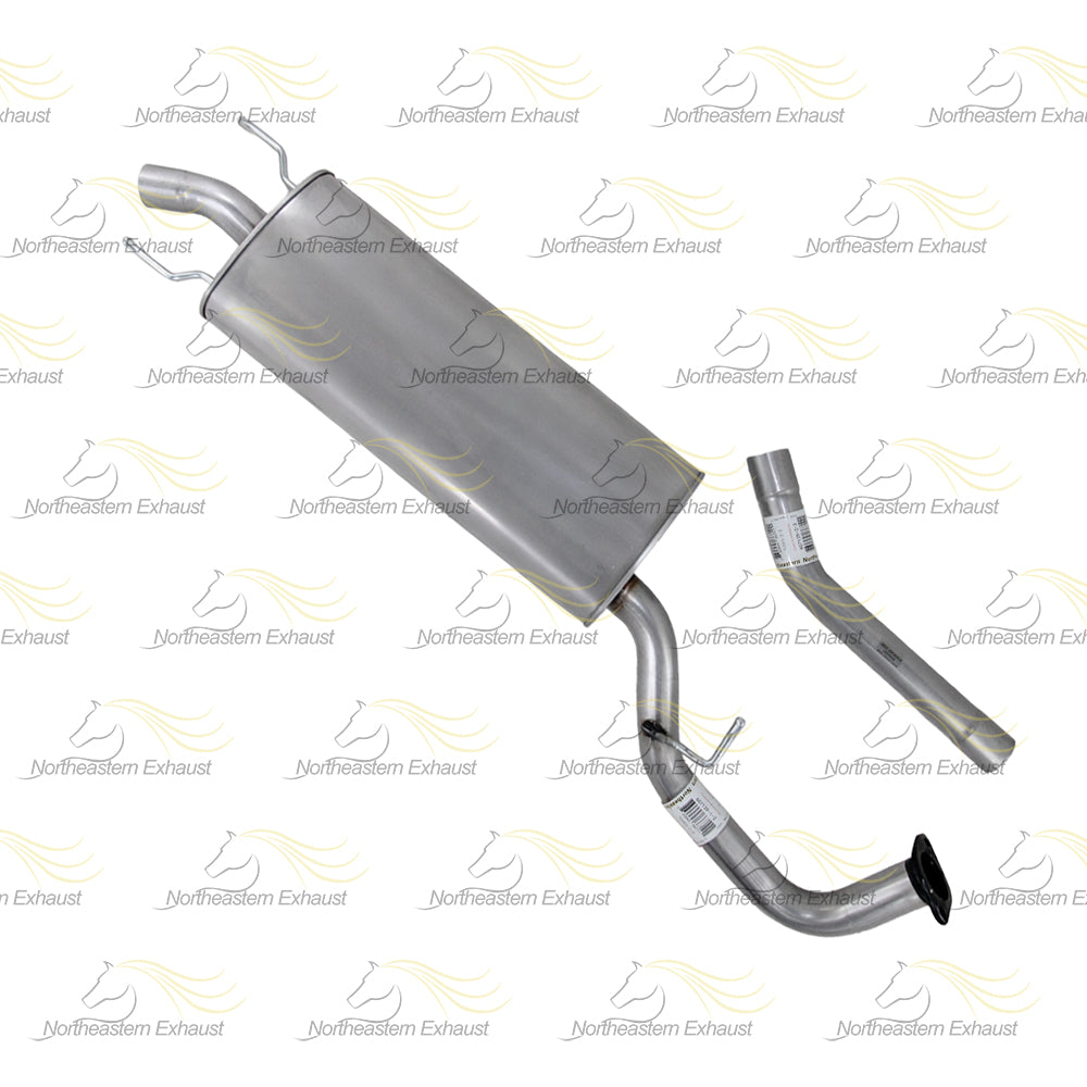 Stainless Steel Exhaust Muffler Assembly for 2013-2018 Hyundai Santa Fe Sport 2.4L | 2014-2015 Kia Sorento 2.4L