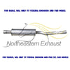 Exhaust Resonator Pipe for 2008-2009 Mercury Sable 3.5L | 2008-2012 Ford Taurus 3.5L