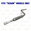 Exhaust Resonator Pipe for 2001-2006 Chrysler Sebring/Dodge Stratus 2.4L 2.7L