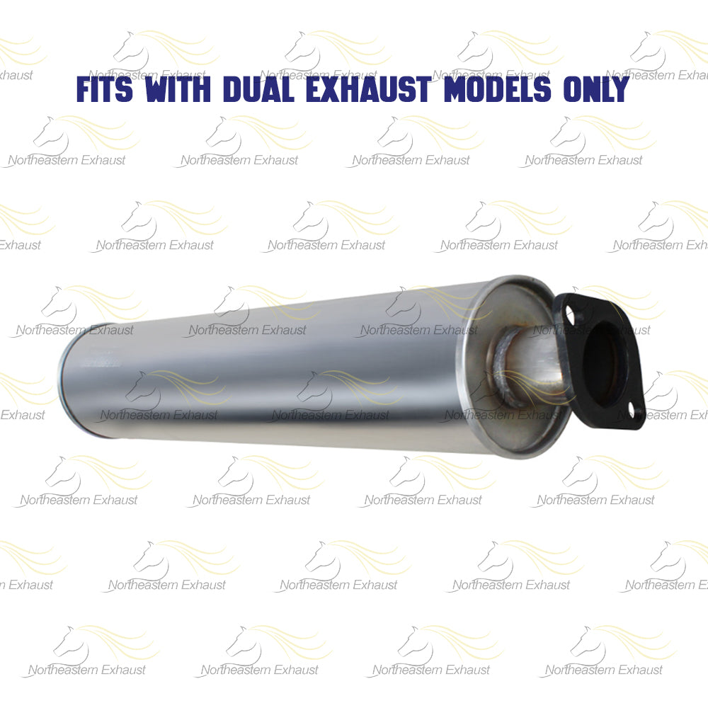 Northeastern Exhaust | Stainless Steel Exhaust Resonator Compatible for 2000-2005 Monte Carlo | 1997-2008 GrandPrix | 3.8L | Gasket, Clamp, Bolts and Nuts Included