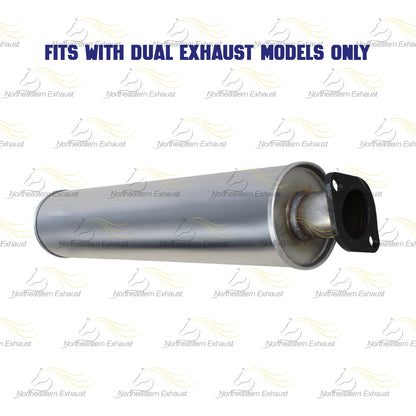 Northeastern Exhaust | Stainless Steel Exhaust Resonator Compatible for 2000-2005 Monte Carlo | 1997-2008 GrandPrix | 3.8L | Gasket, Clamp, Bolts and Nuts Included