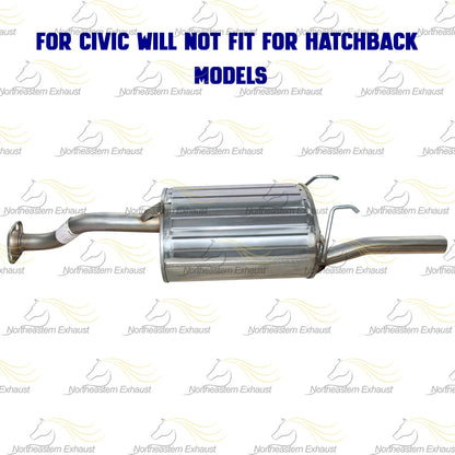 1999-2000 Honda Civic and Acura EL 1.6L Exhaust Muffler