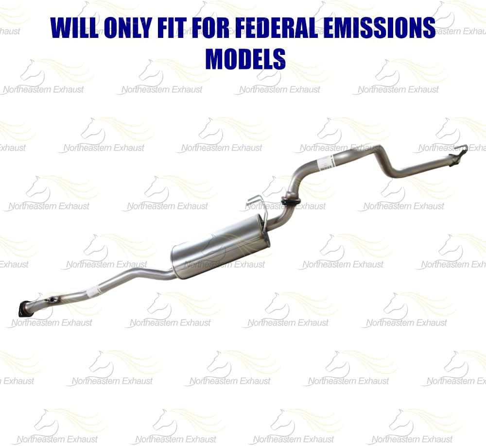 1996-2000 Toyota 4Runner 3.4L Muffler, Tail Pipe Exhaust System Kit