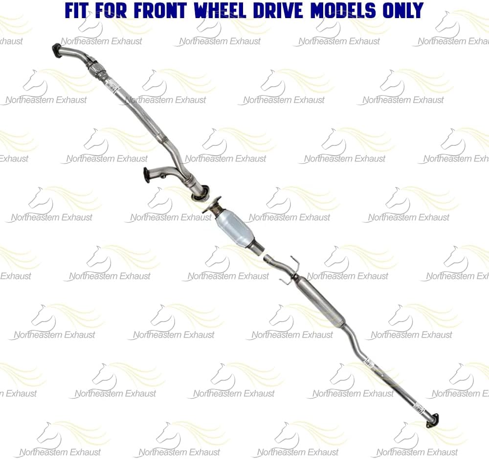2004-2006 Toyota Sienna 3.3L FWD Exhaust Front Pipe, Catalytic Converter and Resonator