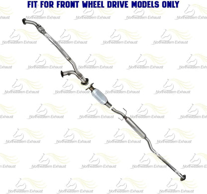 2004-2006 Toyota Sienna 3.3L FWD Exhaust Front Pipe, Catalytic Converter and Resonator