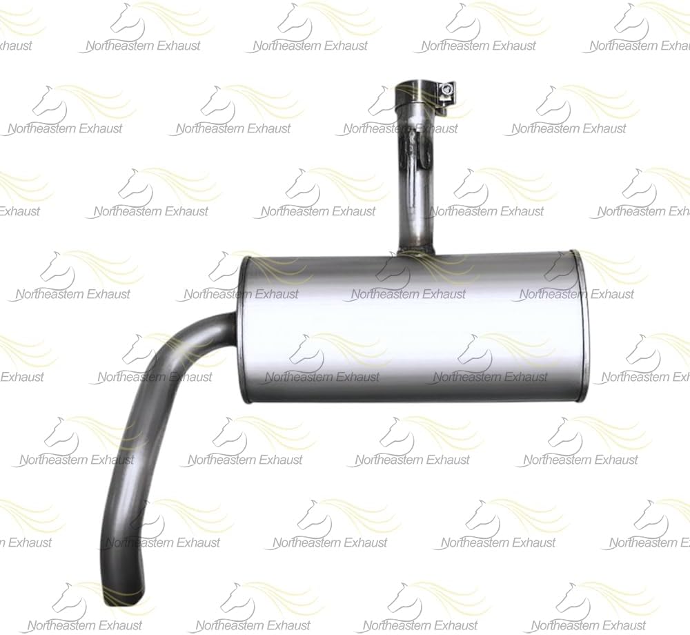 1995-2002 Volkswagen Golf and Cabrio 2.0L Exhaust Pipe, Front and Rear Muffler
