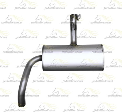 1995-2002 Volkswagen Golf and Cabrio 2.0L Exhaust Pipe, Front and Rear Muffler
