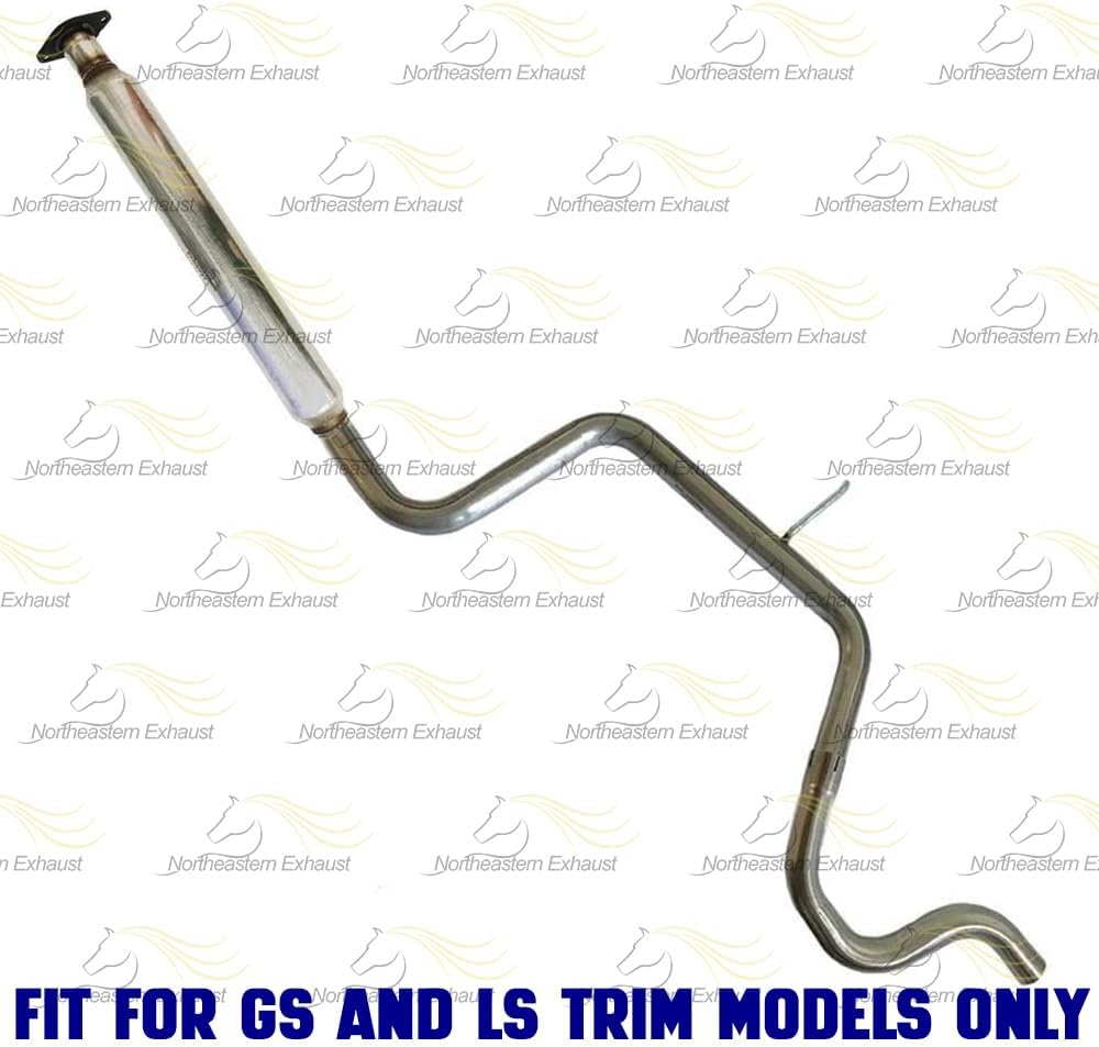 2003-2004 Buick Regal 3.8L Resonator and Intermediate Pipe Exhaust