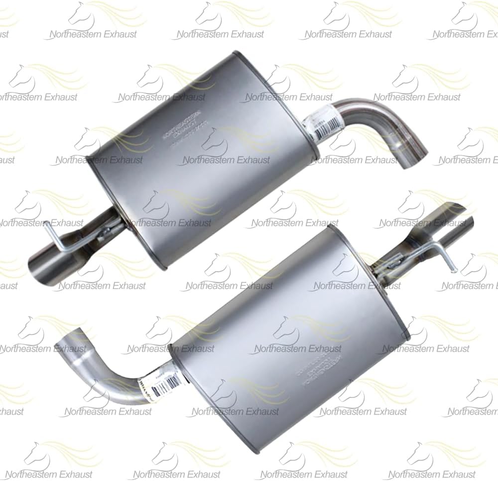 2011-2015 Ford Explorer 3.5L and 2012-2015 Ford Explorer 2.0L Pair of Mufflers Exhaust