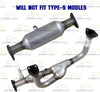 Complete Exhaust System with Catalytic for 1999-2003 Acura TL and 2001-2003 CL 3.2L